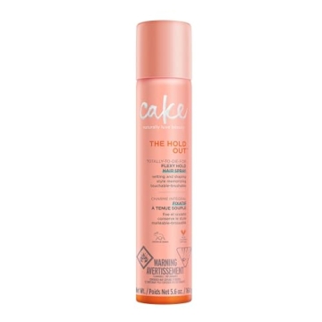Cake Beauty Hairspray, The Hold Out – Flexible Hold & Volume – Vitamin E & Abyssinian Oil