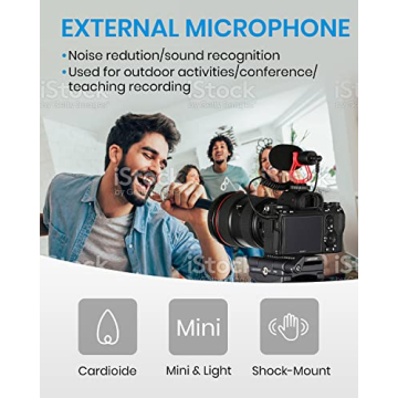 Moukey MCM-1 Video Microphone for Clear Audio Capture