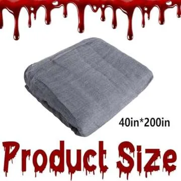 Watayo 200 x 40 Inch Large Size Halloween Creepy Cloth for Spooky Party Decor