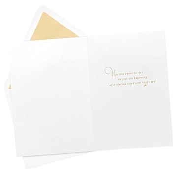 Elegant Hallmark Wedding Card Just the Beginning