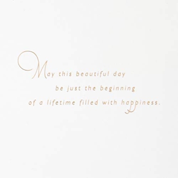 Elegant Hallmark Wedding Card Just the Beginning