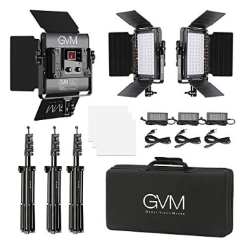 GVM RGB LED Video Lighting Kit for Creators and Filmmakers