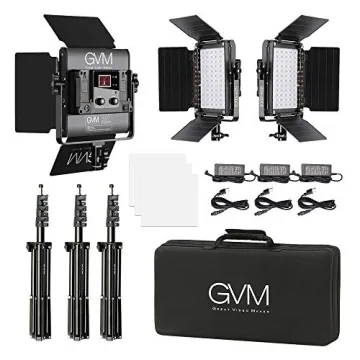 GVM RGB LED Video Lighting Kit for Creators and Filmmakers