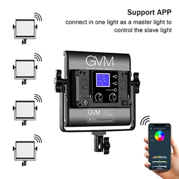 GVM RGB LED Video Lighting Kit for Creators and Filmmakers