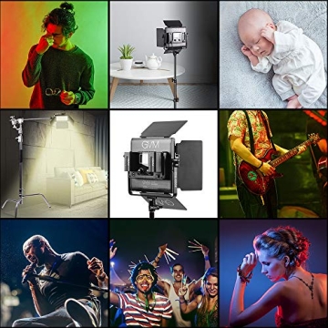 GVM RGB LED Video Lighting Kit for Creators and Filmmakers