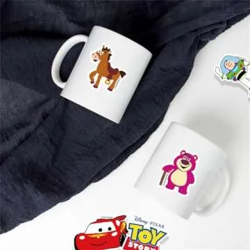 200Pcs Kids Stickers Pack Disney Princess Stickers Cute Cartoon Characters Stickers Movie Decal Childrens Decorative Sticker for Kids Teens Adults Waterproof Stickers for Water Bottle Laptop Luggage