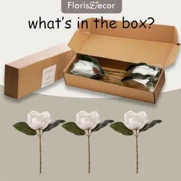 Luxurious Faux Magnolia Flowers for Elegant Home Decor