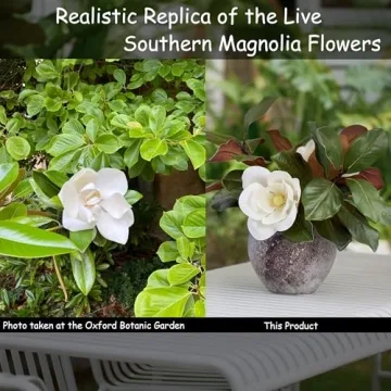 Luxurious Faux Magnolia Flowers for Elegant Home Decor