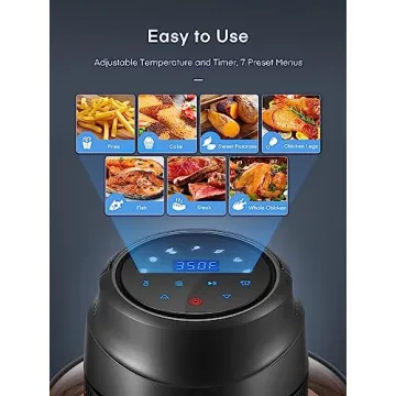 Air Fryer Lid for Instant Pot 6Qt/8Qt Innovative Kitchen Accessory