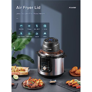 Air Fryer Lid for Instant Pot 6Qt/8Qt Innovative Kitchen Accessory