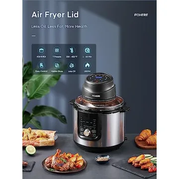 Air Fryer Lid for Instant Pot 6Qt/8Qt Innovative Kitchen Accessory