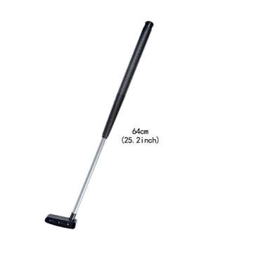 Toilet Golf Potty Time Putter Game - Funny White Elephant Gag Gifts for Adults Men Dad - Stupid Pranks Joke Dirty Christmas Holiday Present Exchange Ideas - Mini Bathroom Putting Green Mat Toy Set