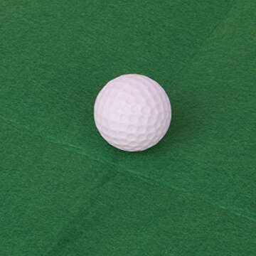 Toilet Golf Potty Time Putter Game - Funny White Elephant Gag Gifts for Adults Men Dad - Stupid Pranks Joke Dirty Christmas Holiday Present Exchange Ideas - Mini Bathroom Putting Green Mat Toy Set