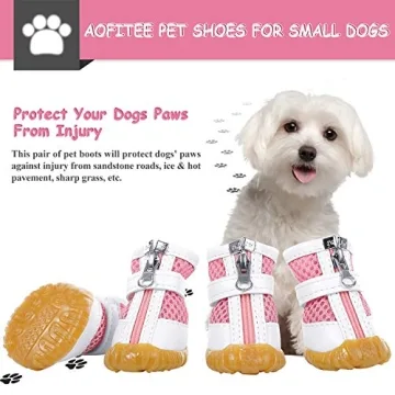 Breathable AOFITEE Dog Shoes for Small Pet Paw Protection