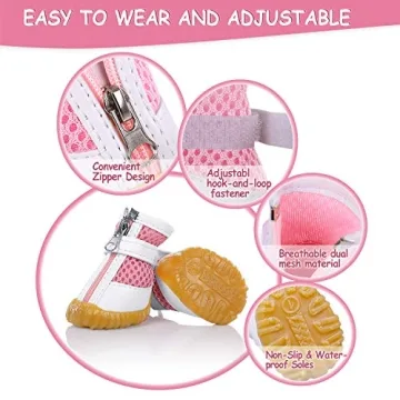 Breathable AOFITEE Dog Shoes for Small Pet Paw Protection