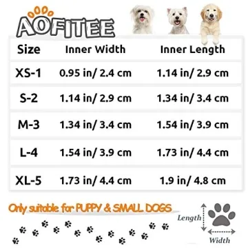 Breathable AOFITEE Dog Shoes for Small Pet Paw Protection