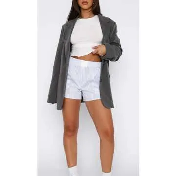 Yoawdats Women's Y2K Lounge Shorts - Stylish and Comfortable