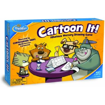 ThinkFun Cartoon It - Fun Family Memory and Drawing Game