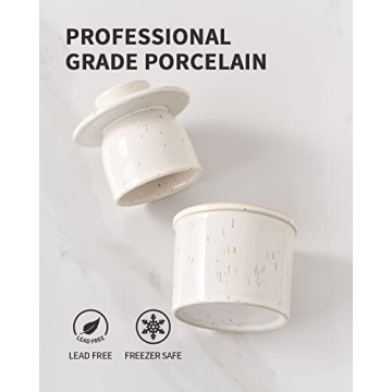 XELA Butter Keeper Crock for Soft Spreadable Butter