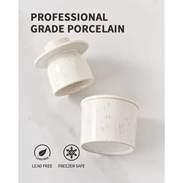 XELA Butter Keeper Crock for Soft Spreadable Butter