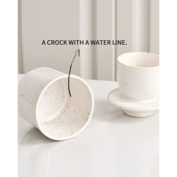 XELA Butter Keeper Crock for Soft Spreadable Butter