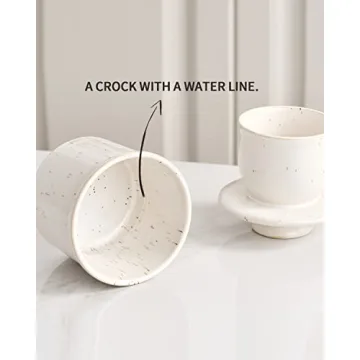 XELA Butter Keeper Crock for Soft Spreadable Butter