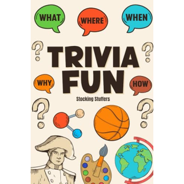 Trivia Fun: 580 Questions Game Book - Perfect Stocking Stuffer for All Ages