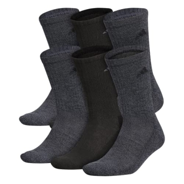 Adidas Men's Arch Support Crew Socks - 6 Pack