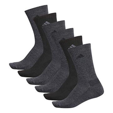 Adidas Men's Arch Support Crew Socks - 6 Pack