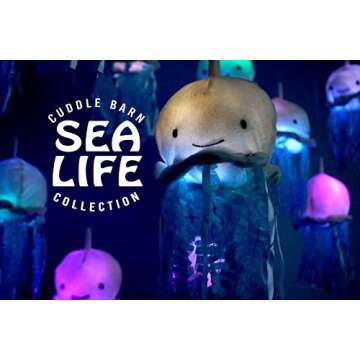 Cuddle Barn Bubbles Jellyfish: Soothing Plush Toy for Babies