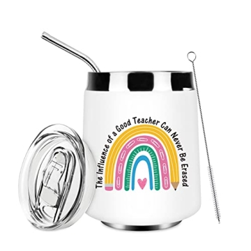 Teacher Appreciation Gifts,The Influence Of A Good Teacher Can Never Be Erased Wine Tumbler,Best Tea...
