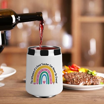 Teacher Appreciation Gifts - Stylish 12oz Wine Tumbler