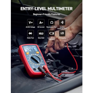 AstroAI Digital Multimeter 2000 Counts for Home Use