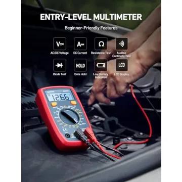AstroAI Digital Multimeter 2000 Counts for Home Use