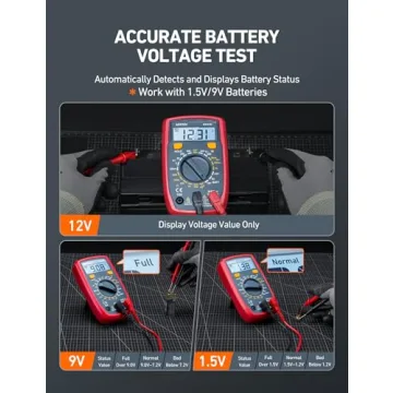AstroAI Digital Multimeter 2000 Counts for Home Use