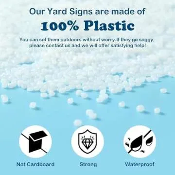 Dunfack 4th of July Patriotic Yard Sign Set - 9 Pcs