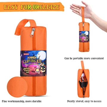SUEFFI Halloween Pumpkin Carving Kit for Family Fun