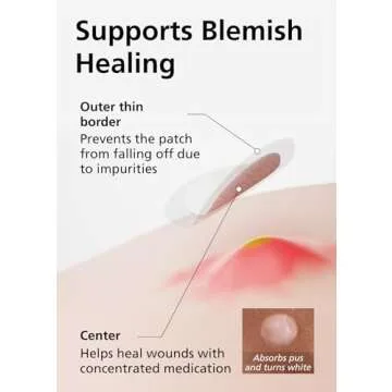 EasyDerm Acne Patch - Ultra Thin Hydrocolloid Treatment