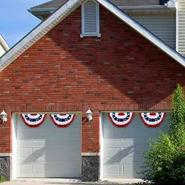 Stylish HOOSUN American Flags Bunting for Any Outdoor Celebration