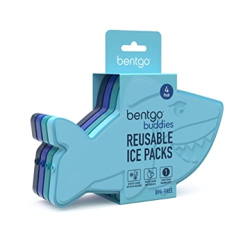 Bentgo Buddies Reusable Ice Packs for Kids' Lunchboxes