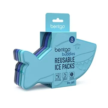 Bentgo Buddies Reusable Ice Packs for Kids' Lunchboxes