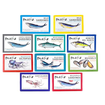 Matiz Seafood Variety Pack Sampler | 10 Pack of Gourmet Delights