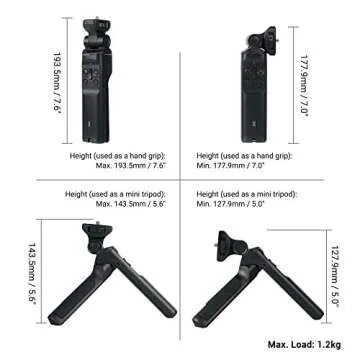 JJC Wired Remote Shooting Grip for Sony Cameras