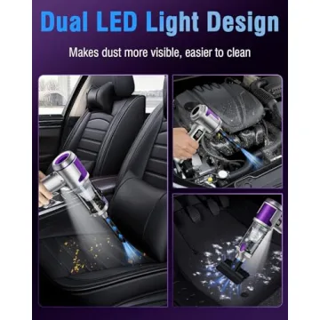 AOHPEGN Portable Handheld Car Vacuum with 22000Pa Power