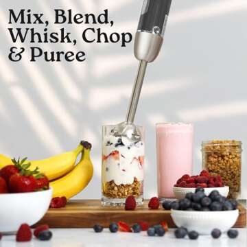 Zulay Immersion Stick Mixer - 800W Handheld Blender with Turbo Mode