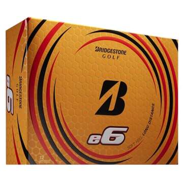 BRIDGESTONE 2021 e6 Golf Balls (One Dozen), White
