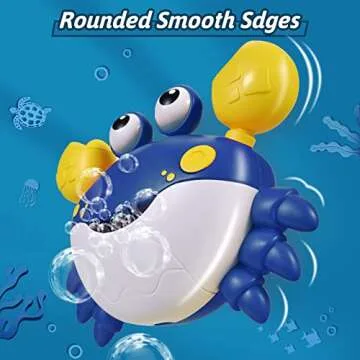 JUXUE Crab Bath Bubble Maker for Bathtub, Baby Bath Toys for Toddlers 1-3, Bubble Machine for Babies, Bath Tub Toys Infants 3-6-12-18 Months, Boy Girl Bath Time Kids Shower Foam Toys Age 1-2-3-4-5-8