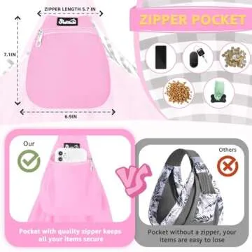 Lukovee Pet Sling Carrier for Small Dogs & Cats