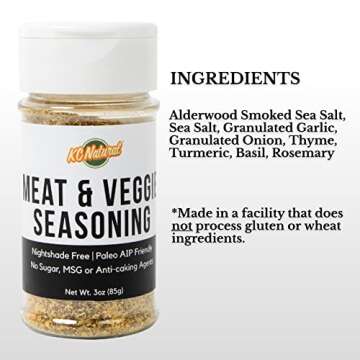 KC Natural - Paleo AIP Seasoning and Salt Bundle - 3 Flavorful Blends (2.5 oz each)