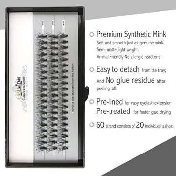 LASHVIEW 0.07mm Knot-free Individual Eyelashes